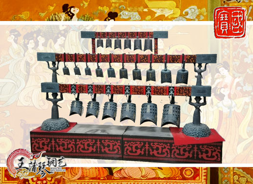 22件C型編鐘、小型演奏級、F調(diào)主旋律