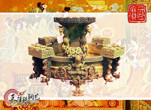 銅尊盤，曾侯乙尊盤，國寶級(jí)文物之一